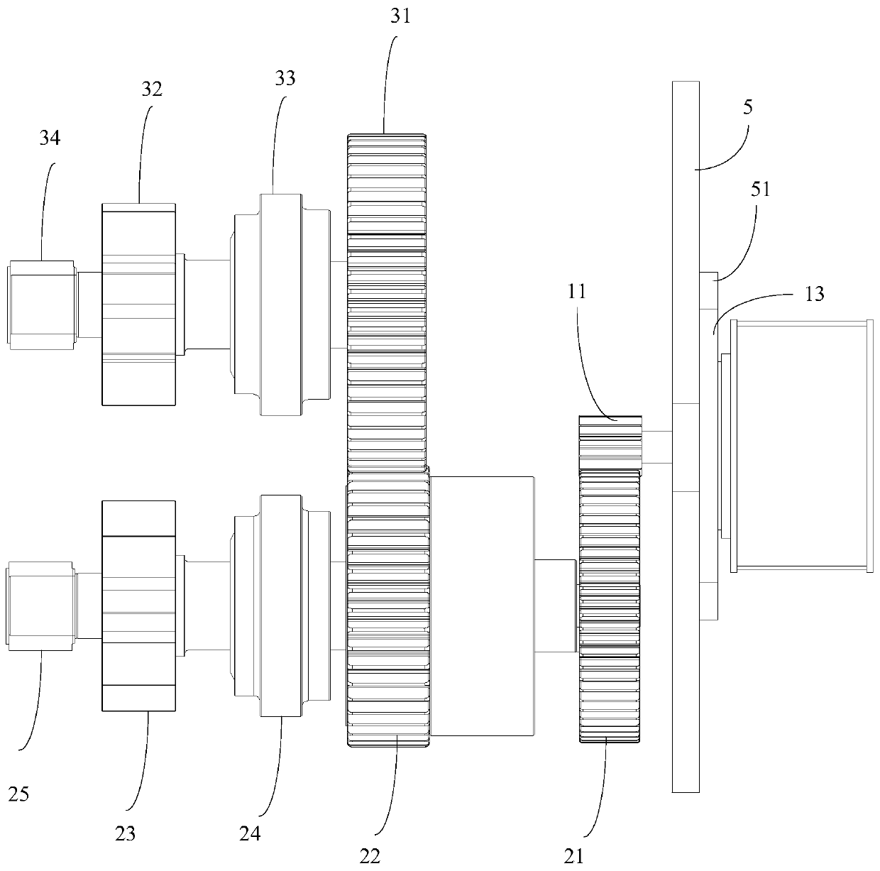 Rack and pinion lifting device