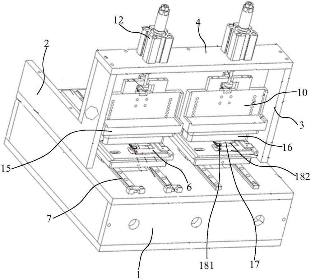 High-reliability pressure-adjusting automatic testing apparatus for fingerprint module group