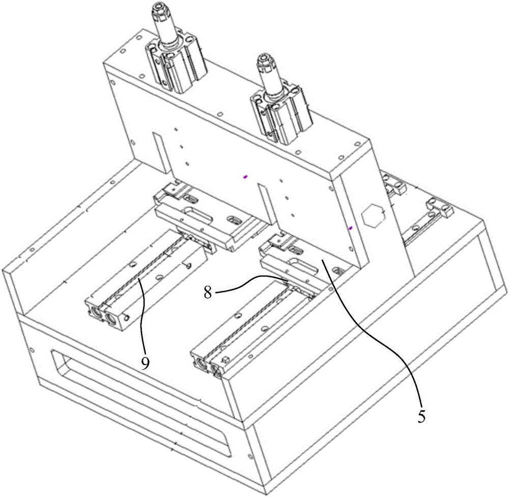 High-reliability pressure-adjusting automatic testing apparatus for fingerprint module group