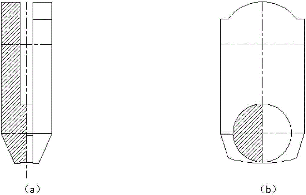 Tool and method for forging crank throw on double-action hydraulic press