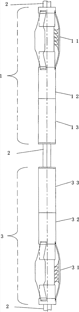 Motor-driven underground tractor for coiled tubing