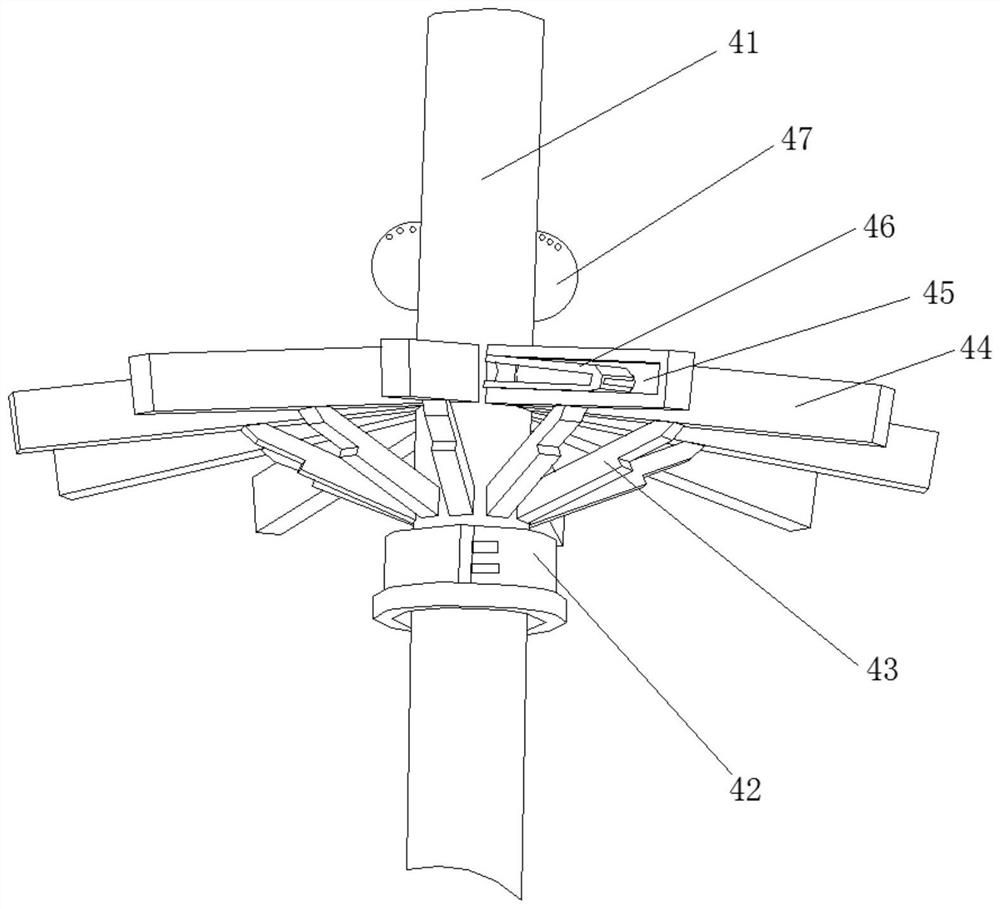 Water gap cutting structure of automobile injection mold