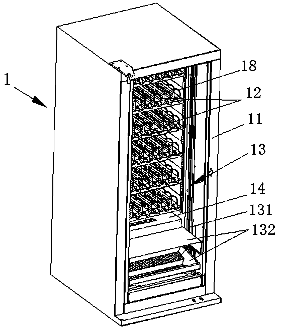 Intelligent unmanned ice cream vending machine