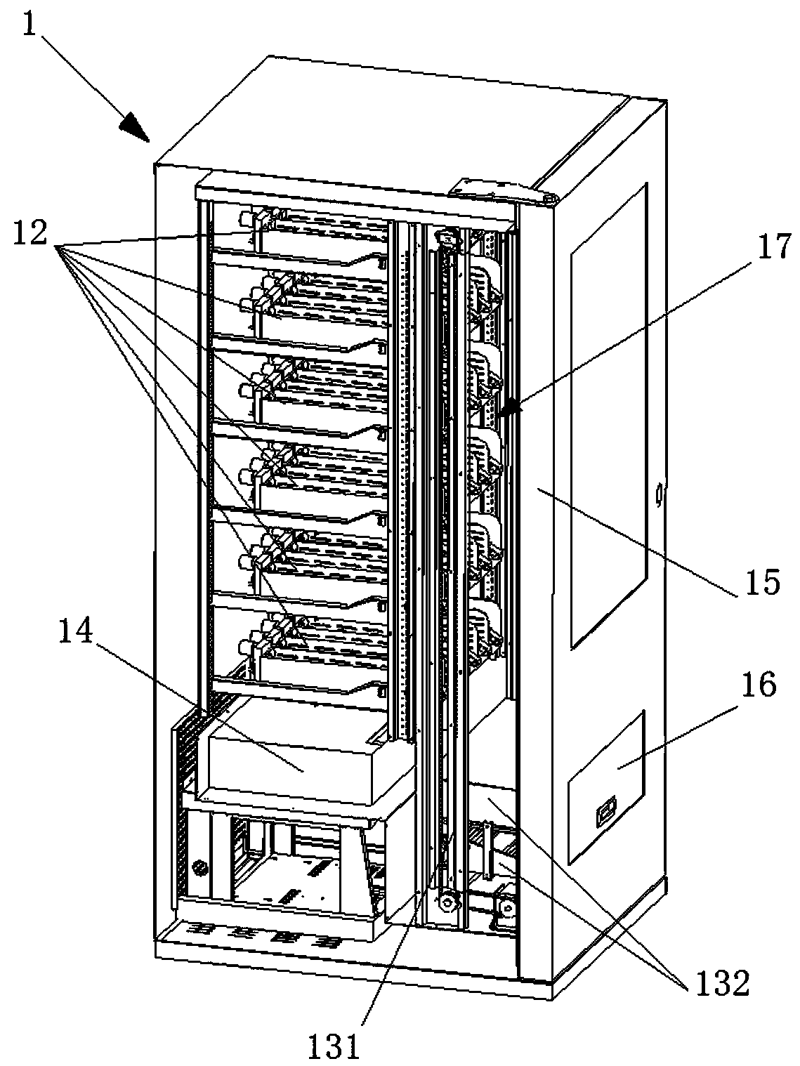 Intelligent unmanned ice cream vending machine