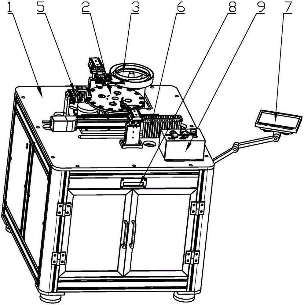 Parallel test sorting equipment of rotating disc type microphone