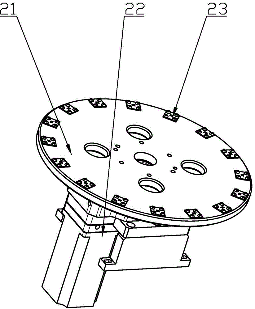 Parallel test sorting equipment of rotating disc type microphone