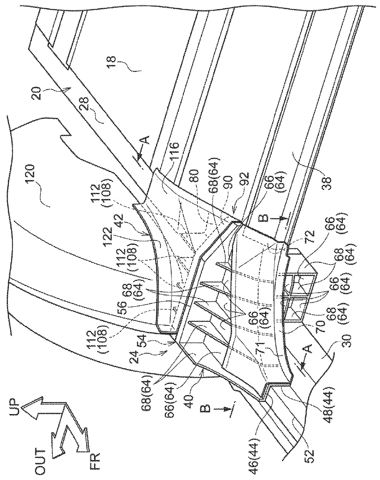 Vehicle framework structure