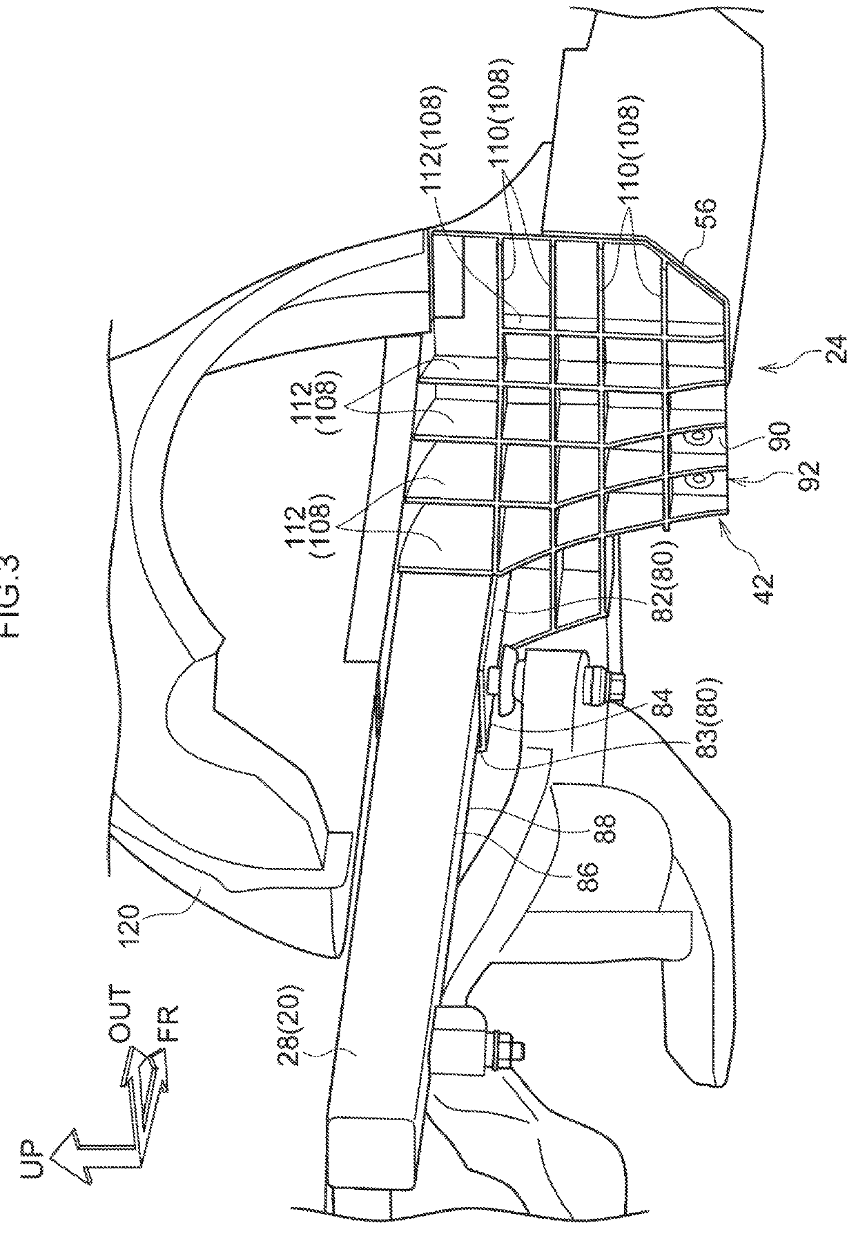 Vehicle framework structure