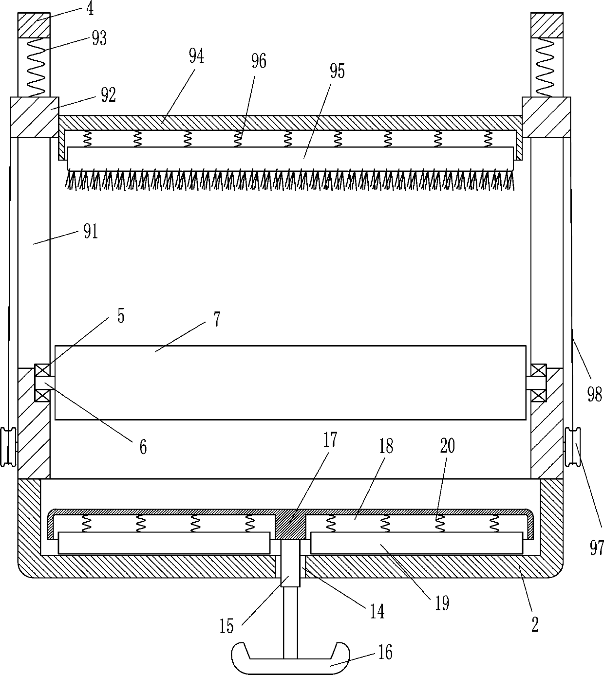 Dryer for producing recycled paper