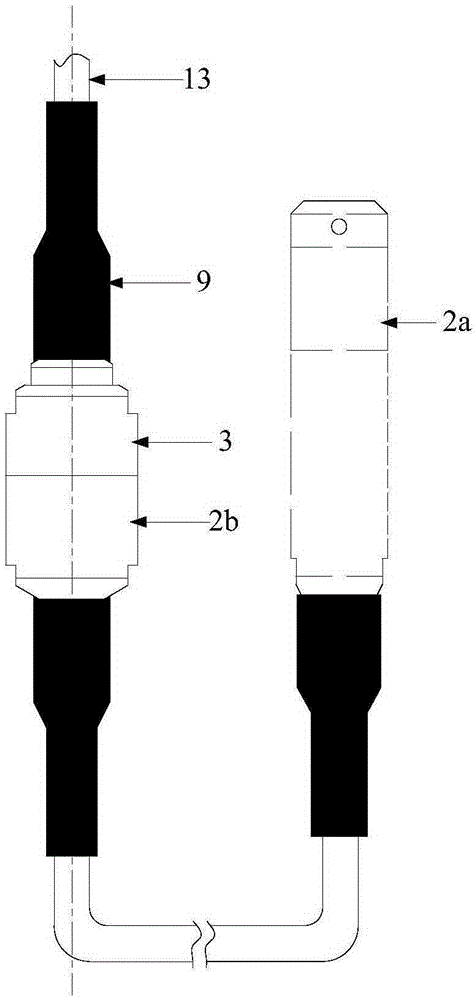 Liquid level seal connector and underwater connection signal transmission and air guide method thereof