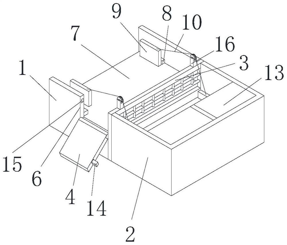 Automatic lifting obstetric table for preventing piglets from being pressed