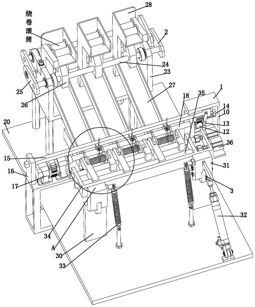 Textile yarn after-forming treatment equipment and treatment process