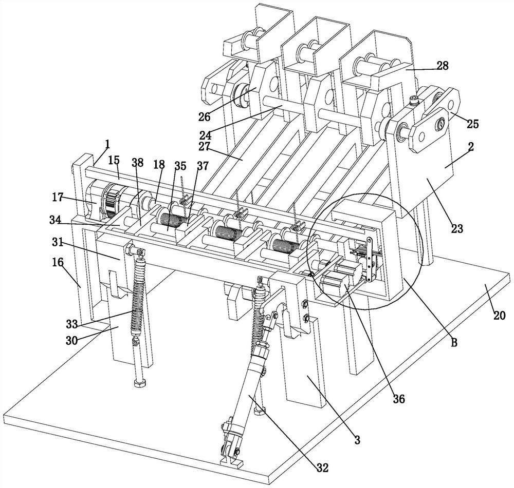 Textile yarn after-forming treatment equipment and treatment process