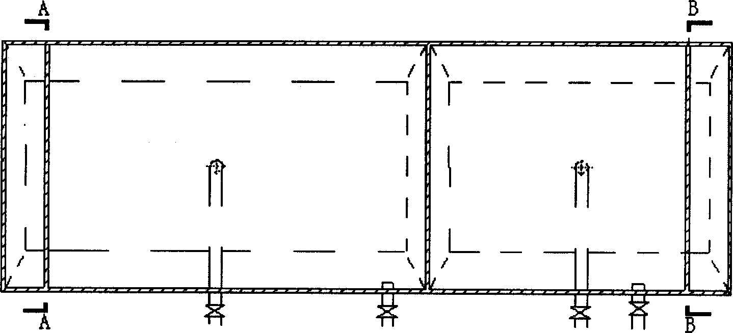 Artificial reinforced land percolation sewage treatment apparatus