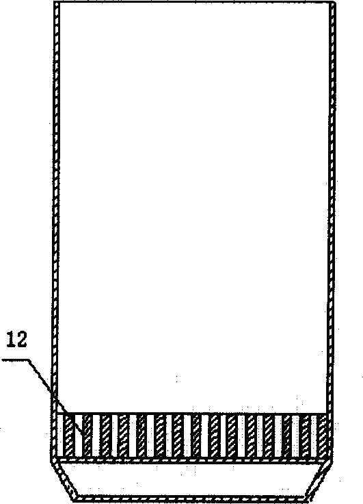 Artificial reinforced land percolation sewage treatment apparatus