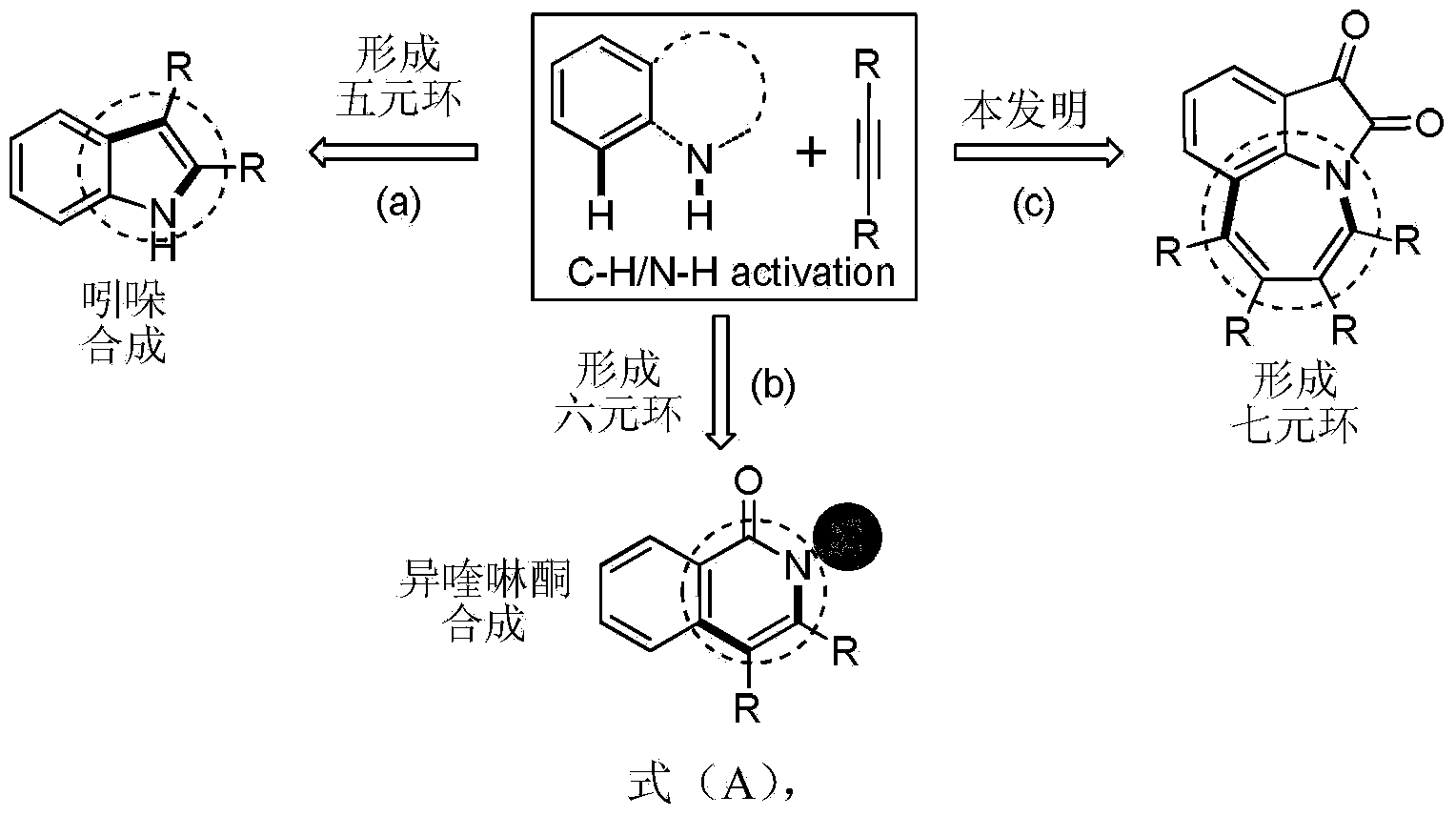 Method for synthesis of 1,2,3,4,5,9-substituted benzazepine compound