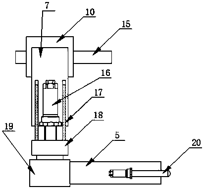 Logistics sorting mechanical arm device