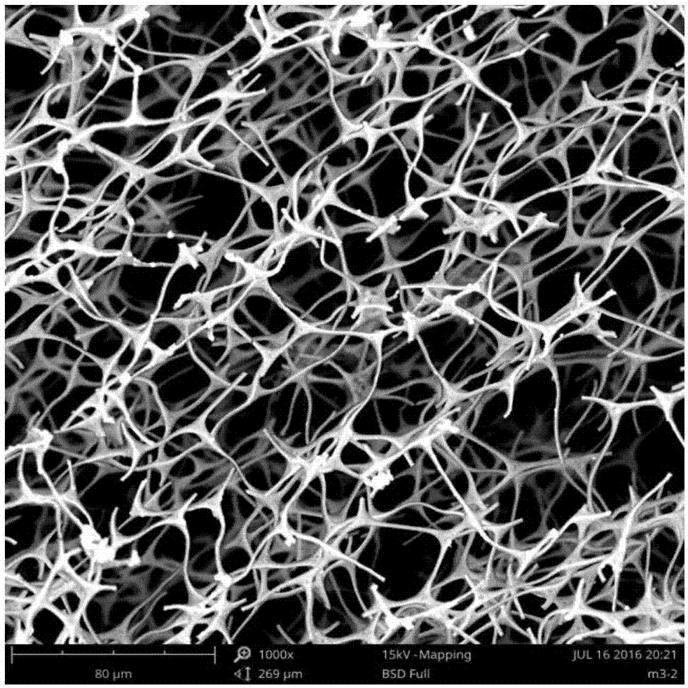 Method for preparing pressure-sensitive material based on carbonized sponge