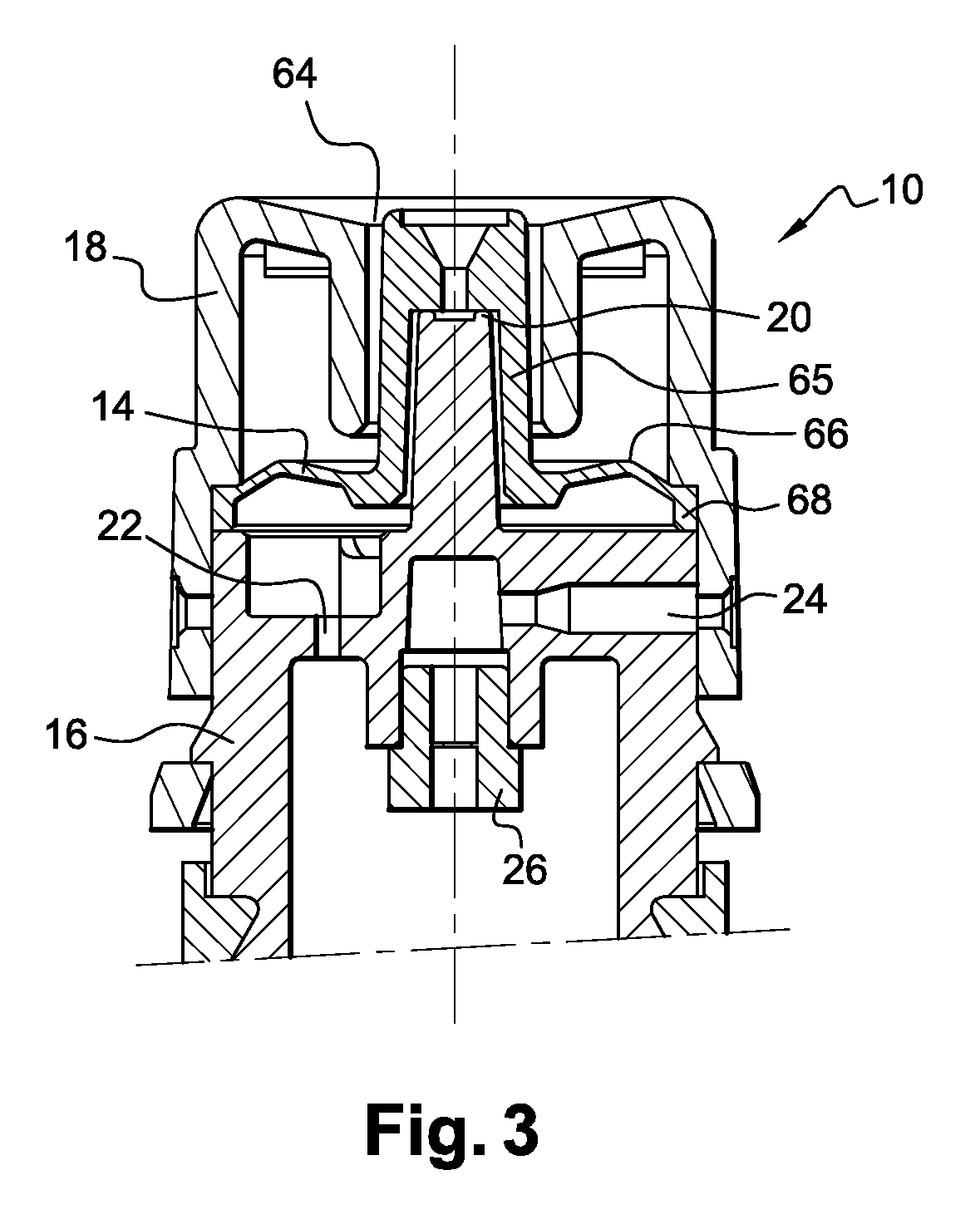 Device for dispensing a liquid in the form of drops