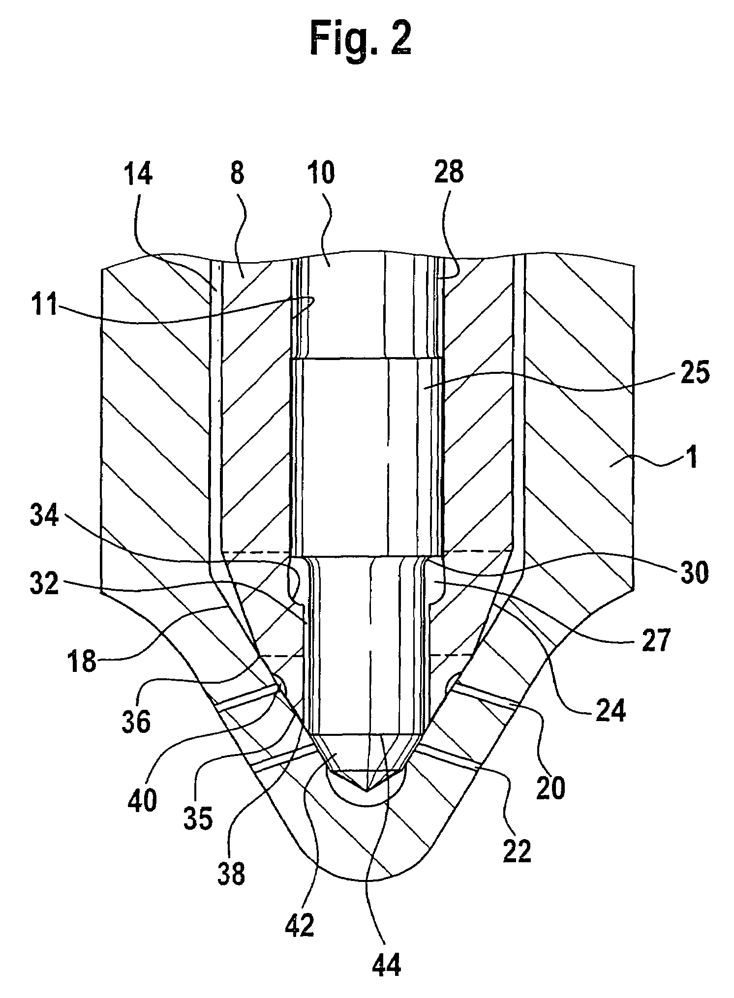 Fuel injection valve for internal combustion engines