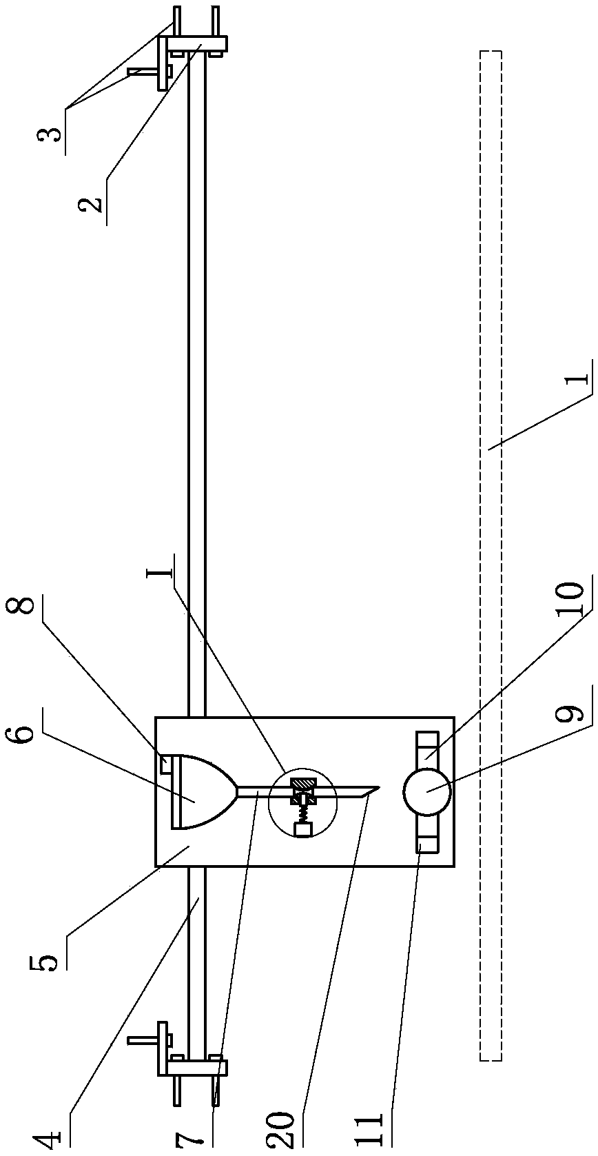 Lubricating equipment for strip parts