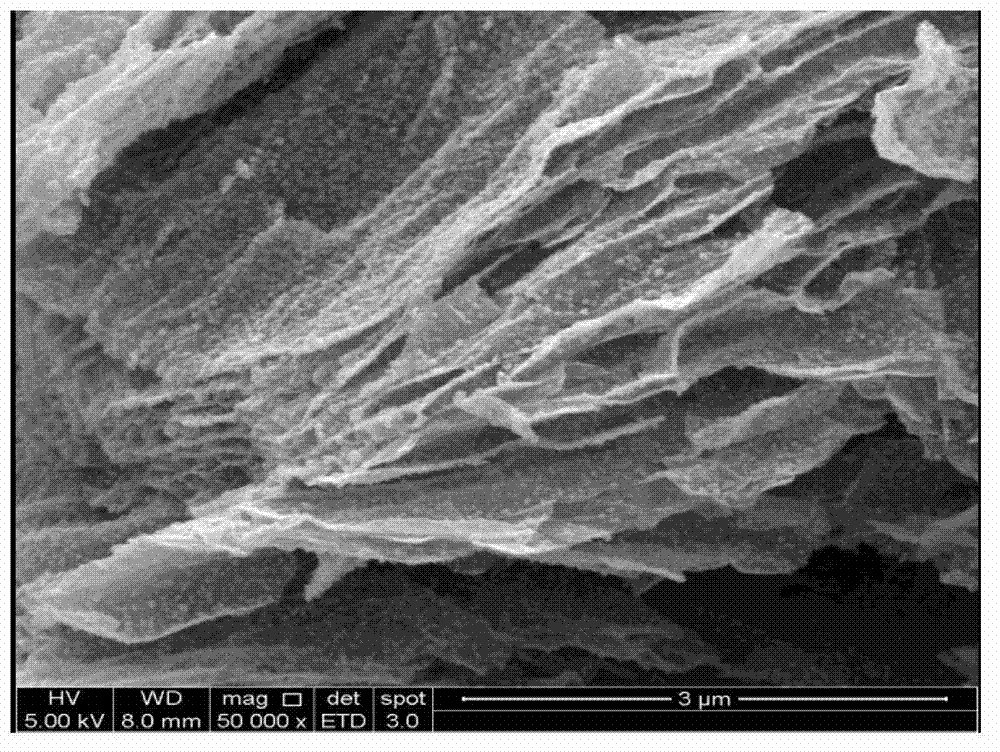 Method for preparing iron coated multi-layer graphene nano composite material by performing gaseous decomposition on pentacarbonyl iron