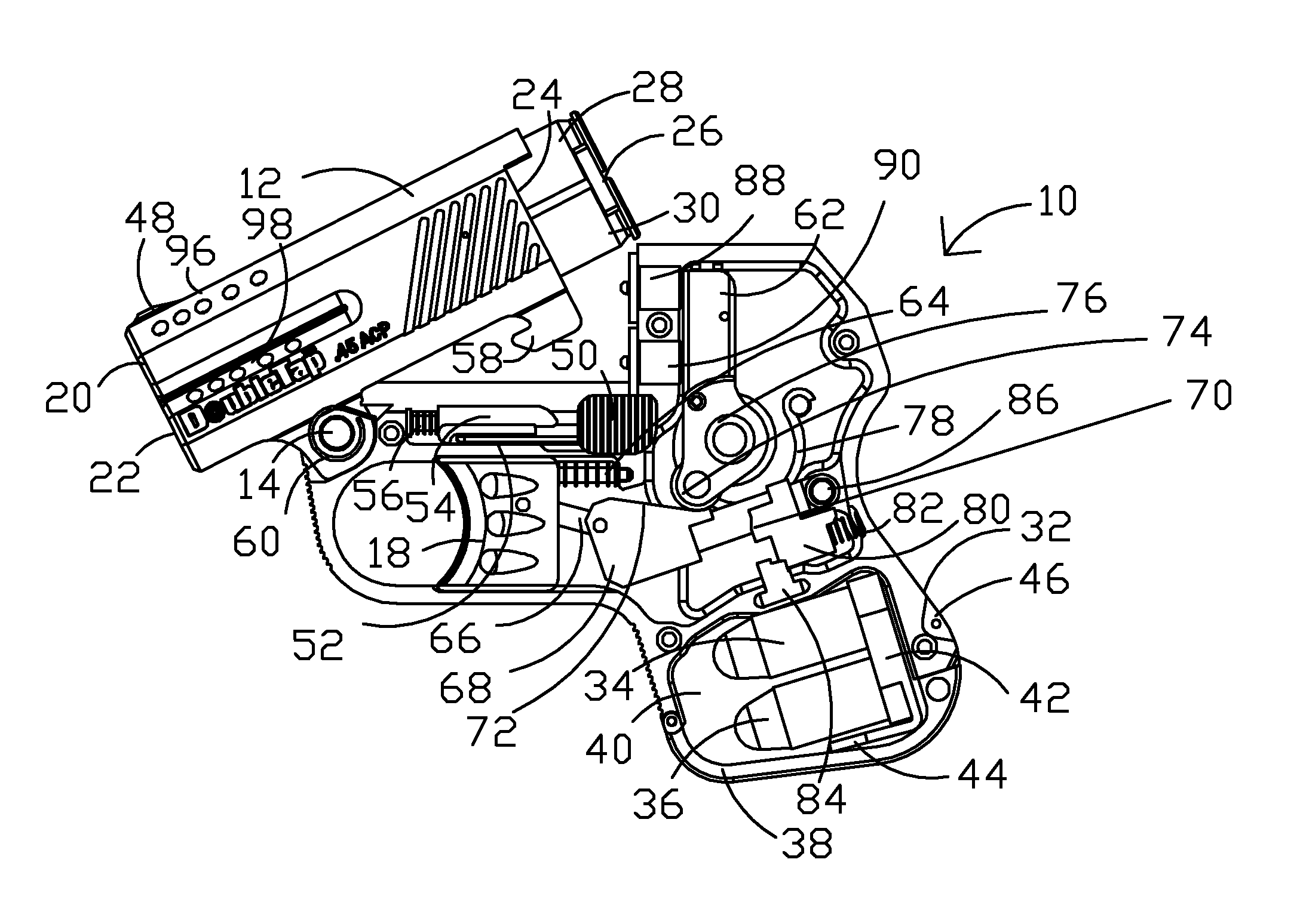 Two shot pistol