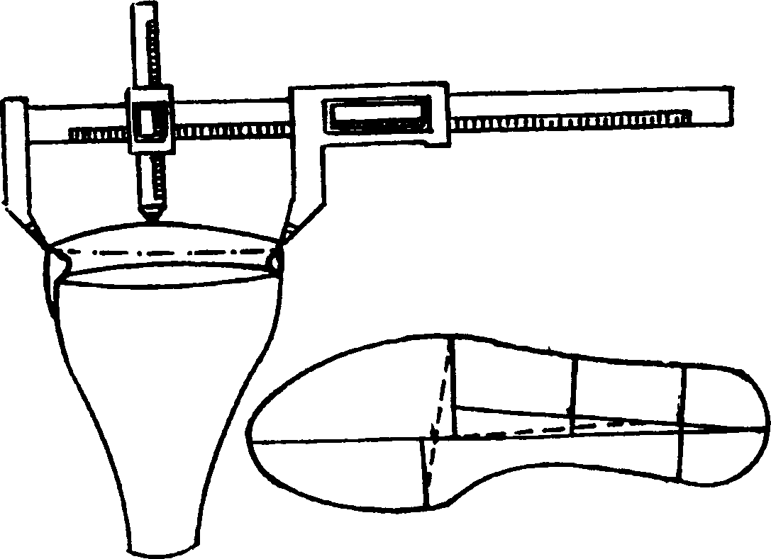 Method for fabricating curved template for testing design of shoetree