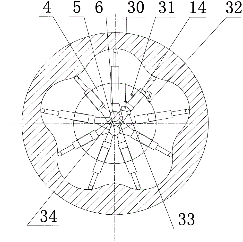 Speed-adjustable hydrodynamic transmission for full-hydraulic wind generating set