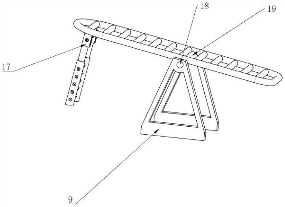 Bench press back pulling device