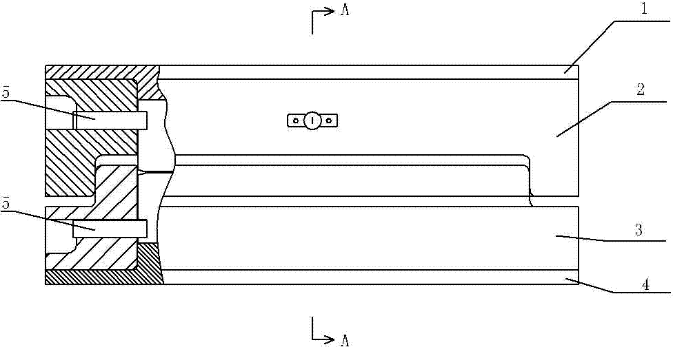 Mounting structure for forging die