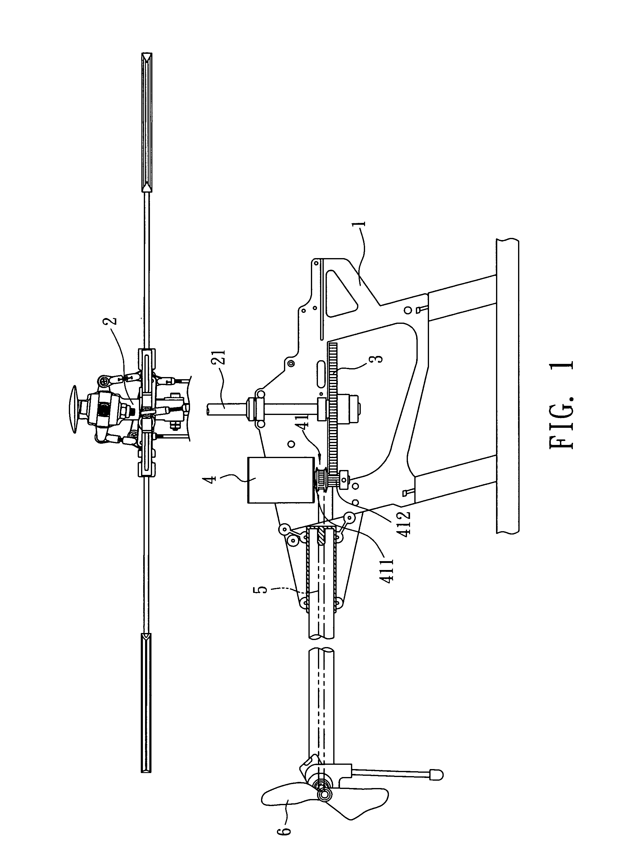 Power transmission system for an aircraft