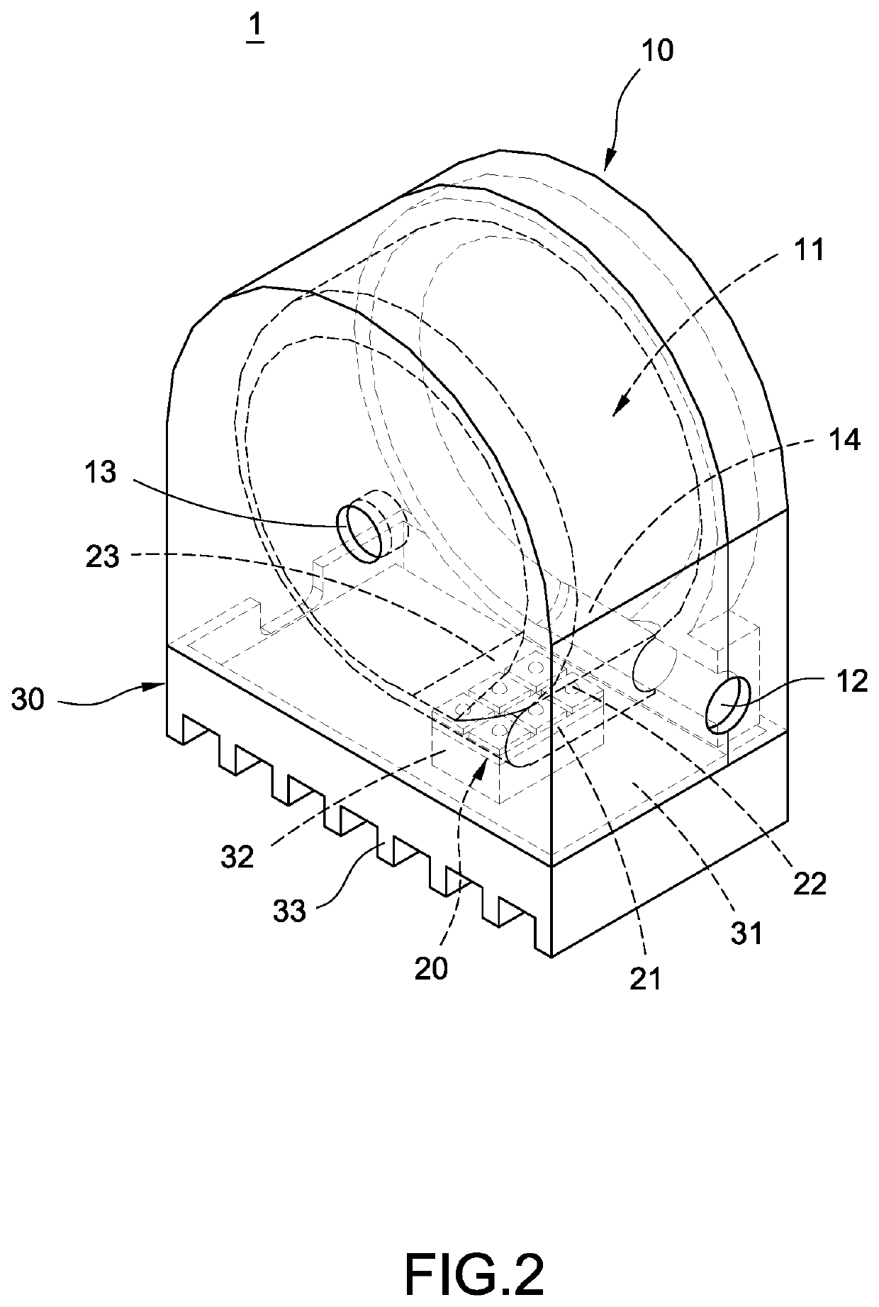 Ultraviolet sterilizing box structure