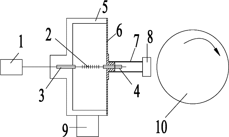 Method and detection sensor for detecting optical fiber grating vibration of large-scale mechanized equipment