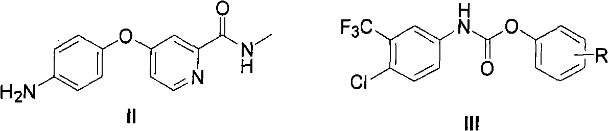 Method for synthesizing Nexavar