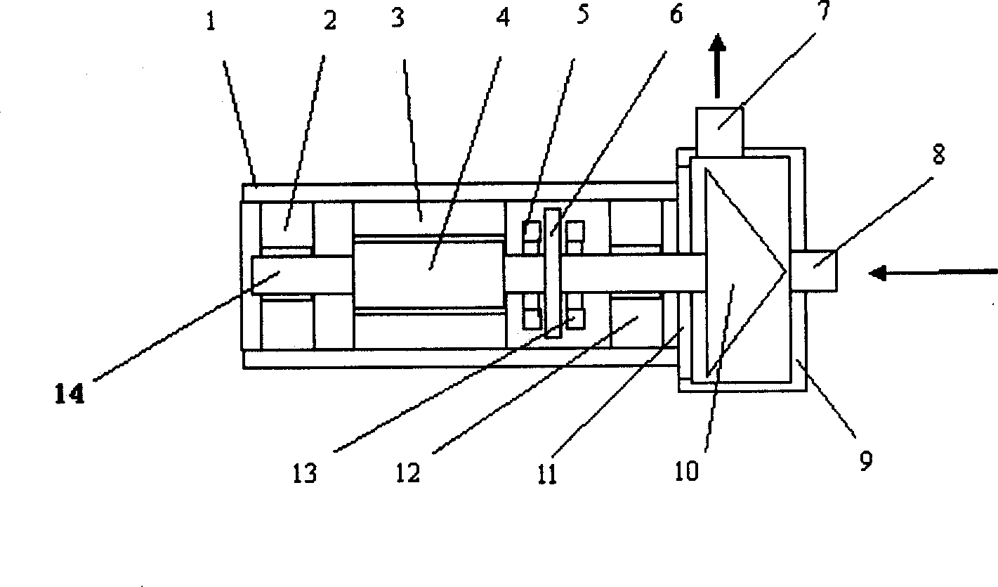 High speed power driven magnetic suspension centrifugal blower