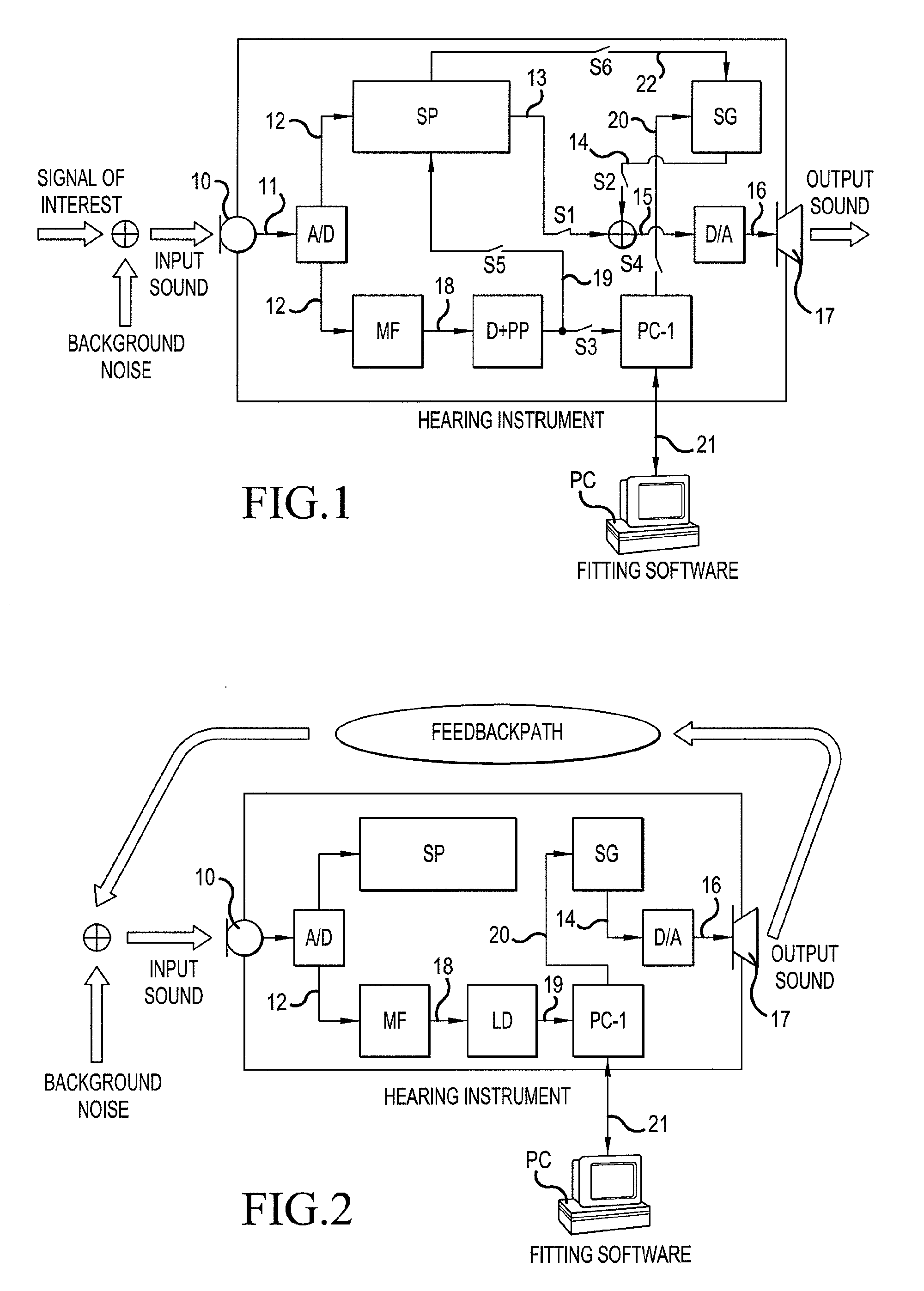 Hearing aid system comprising a matched filter and a measurement method