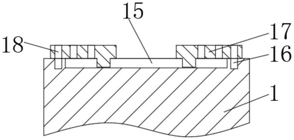 Driving square column for rotary connection