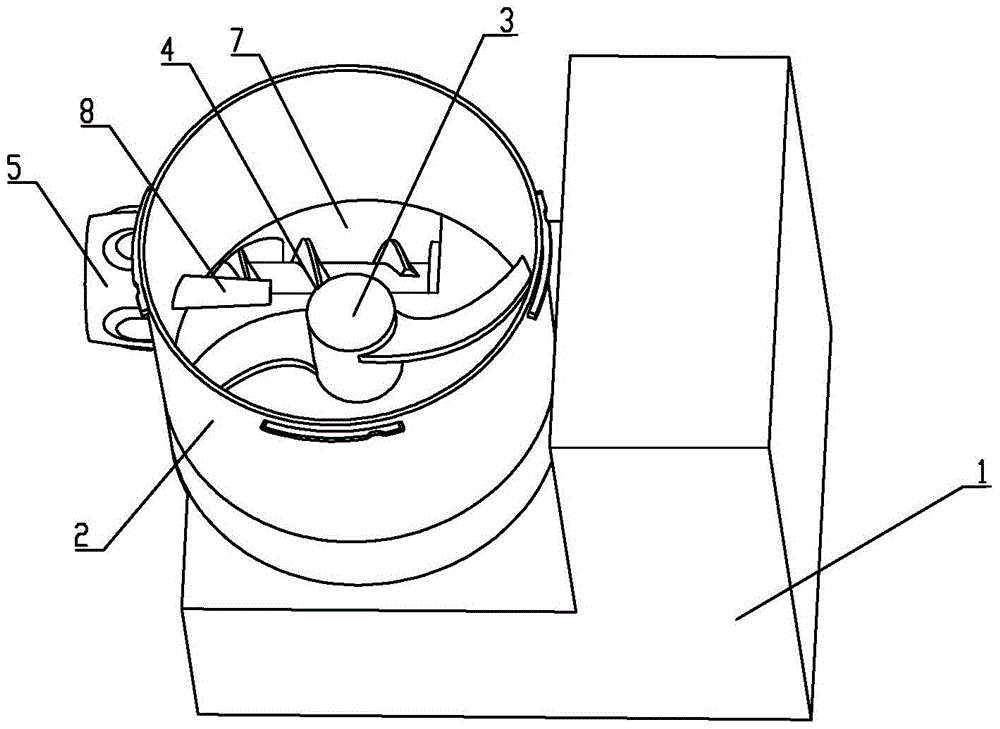 A household vertical noodle machine