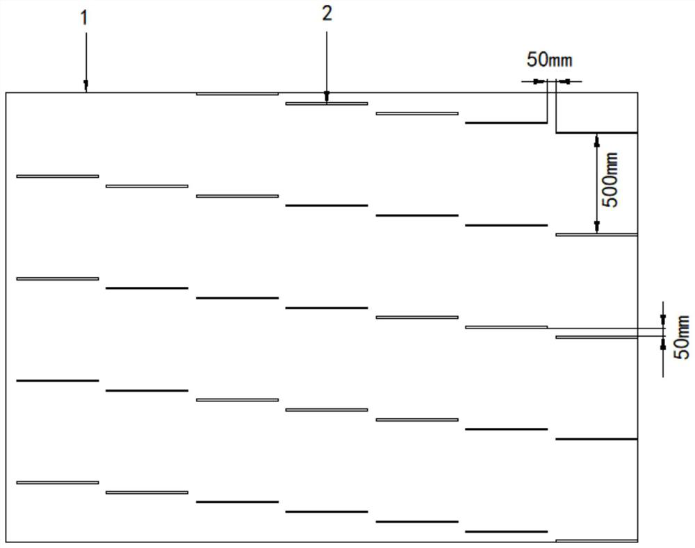 Arrangement method of dryer shoveling plate