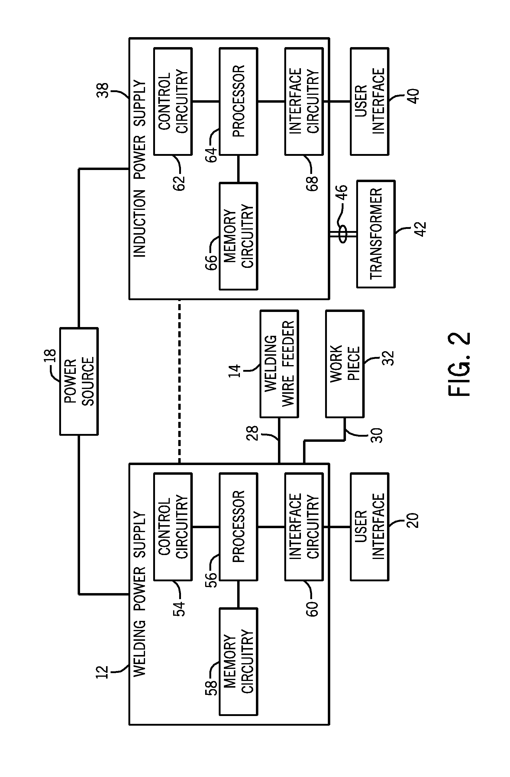 Auxiliary welding heating system