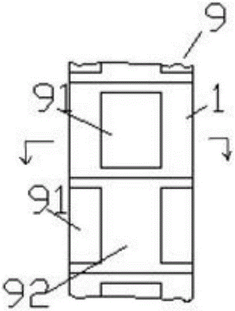 Waste gas treatment device for processing equipment