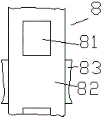 Waste gas treatment device for processing equipment