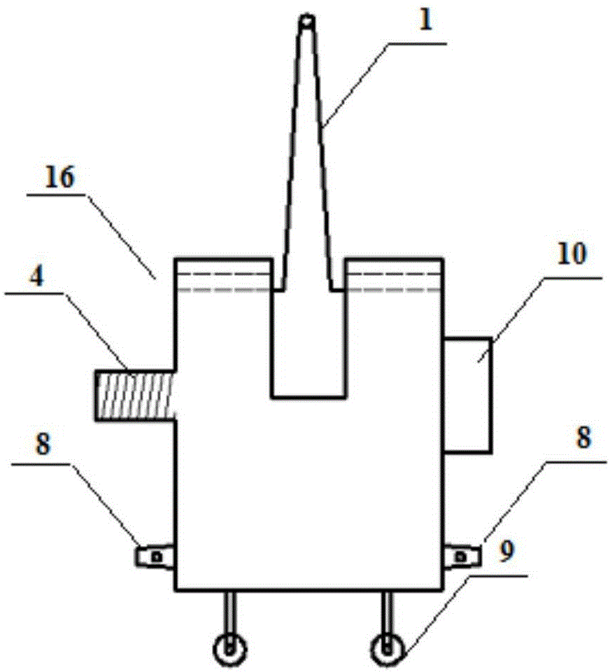 Automatic nozzle for spraying concrete in tunnel and construction method thereof