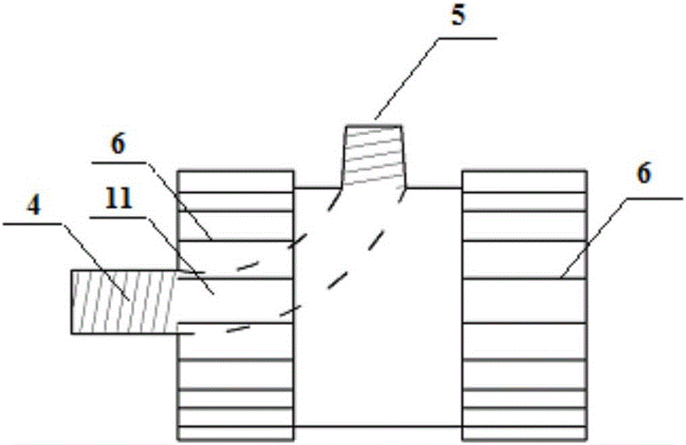 Automatic nozzle for spraying concrete in tunnel and construction method thereof