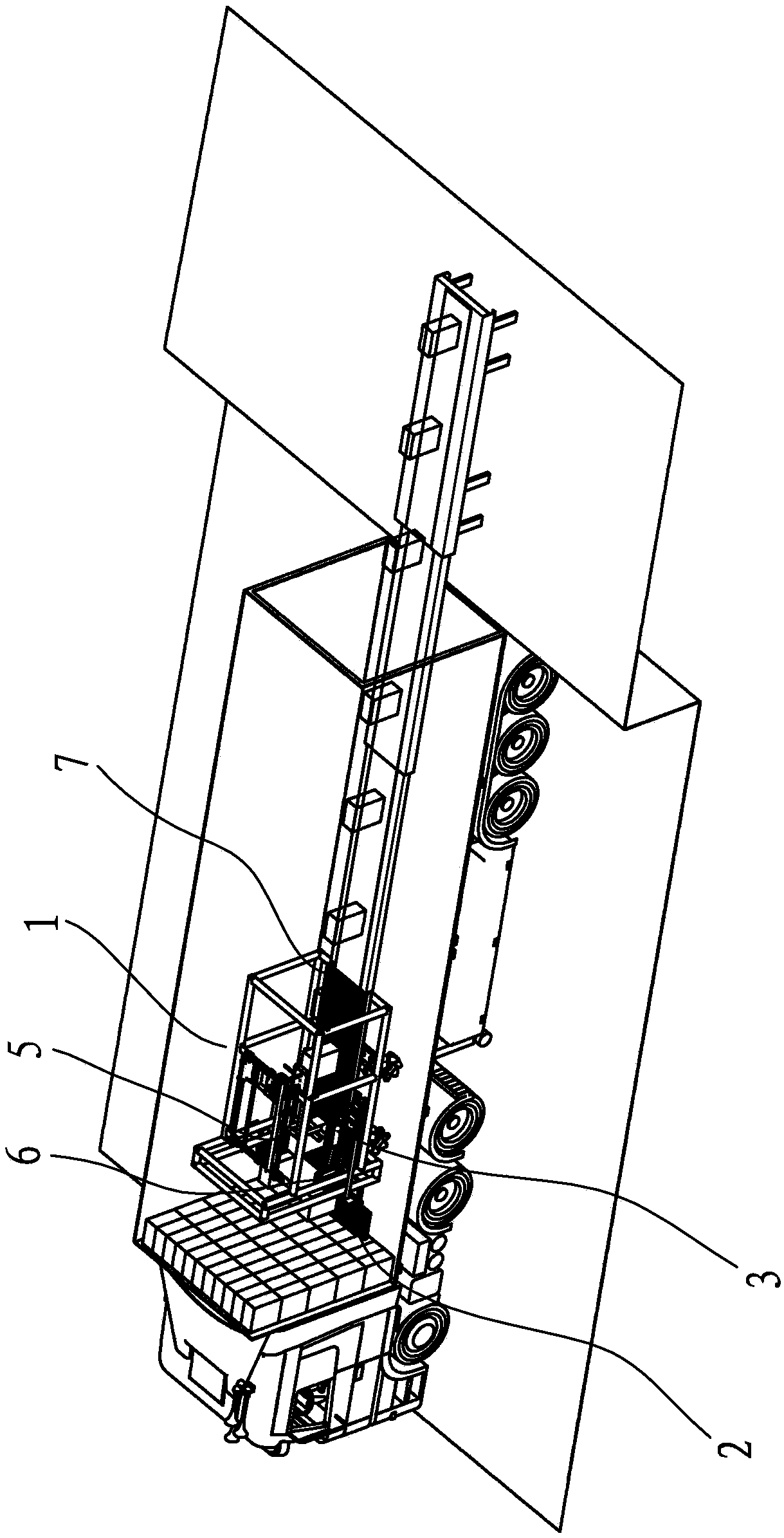 A fully automatic loading machine