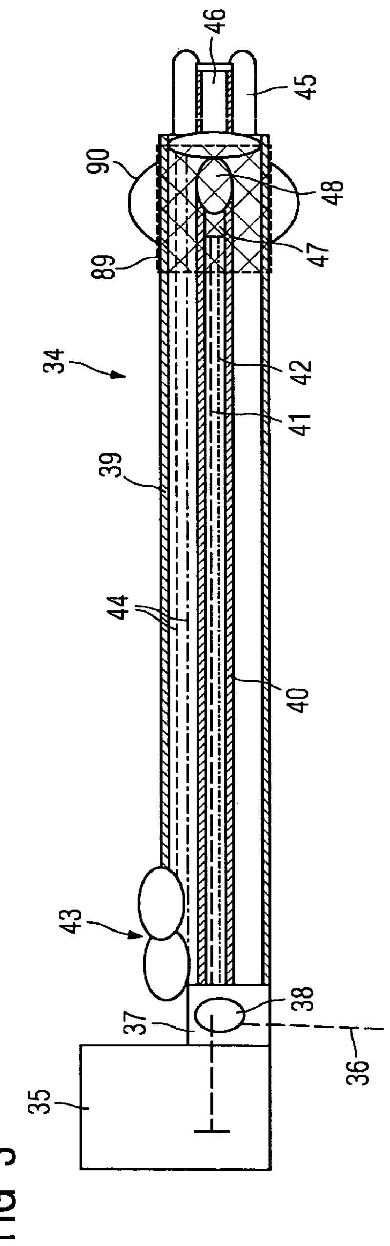 Catheter device for treating a blockage of a vessel