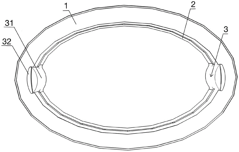 A kind of mother-in-law surgical anastomosis magnetic ring