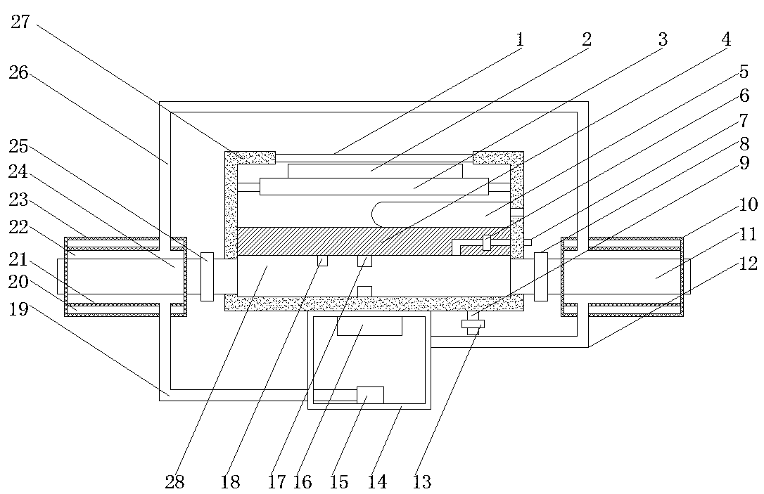 Anti-freezing intelligent water meter with self-draining function