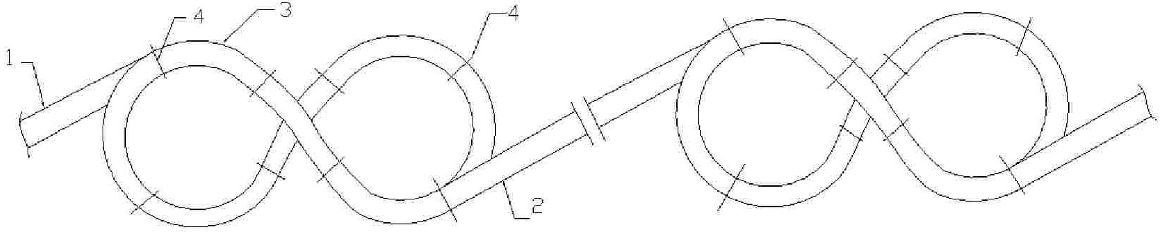 Method and device for transporting communication optical cable